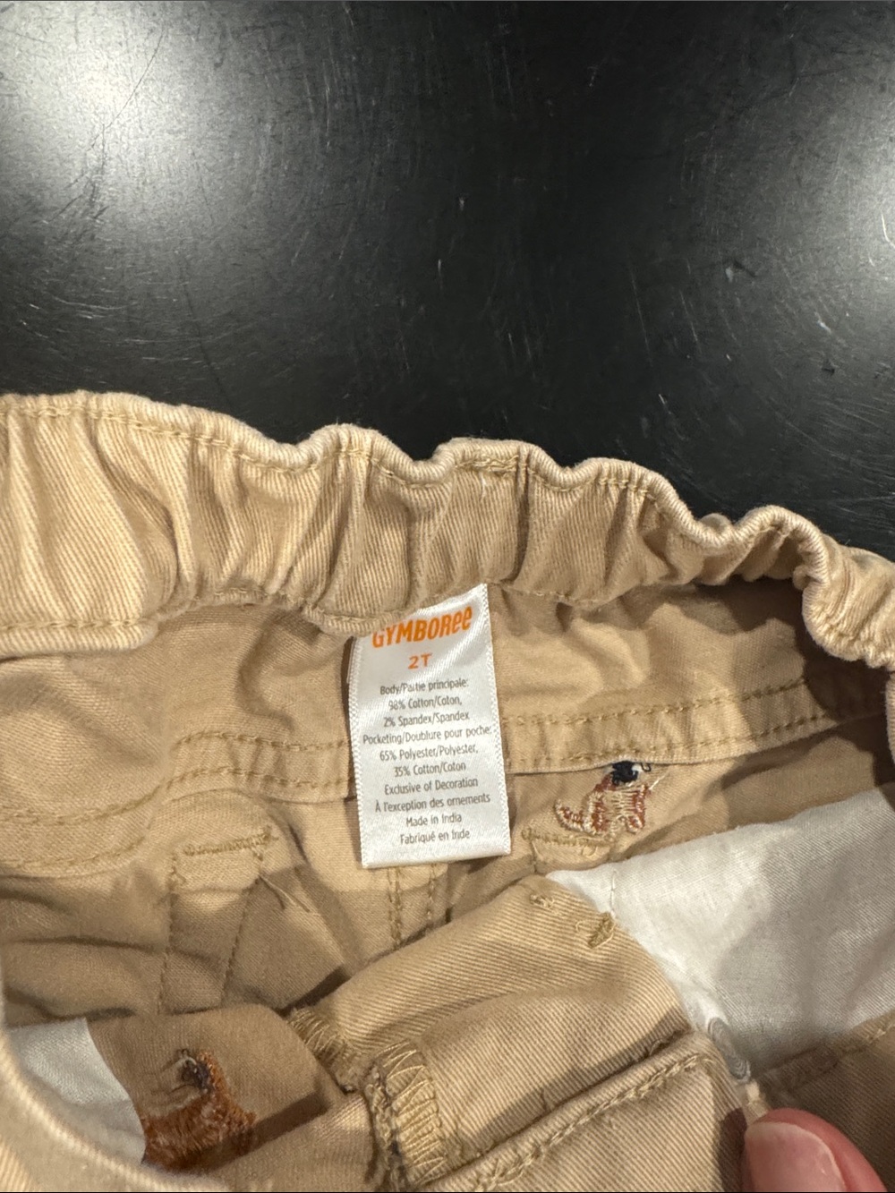 Gymboree “Playful Pups” Khaki Pants - Picture 2 of 4